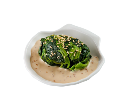 Spinach with Sesame Dressing