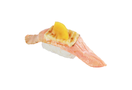 SALMON WITH PEACH & CHEESE