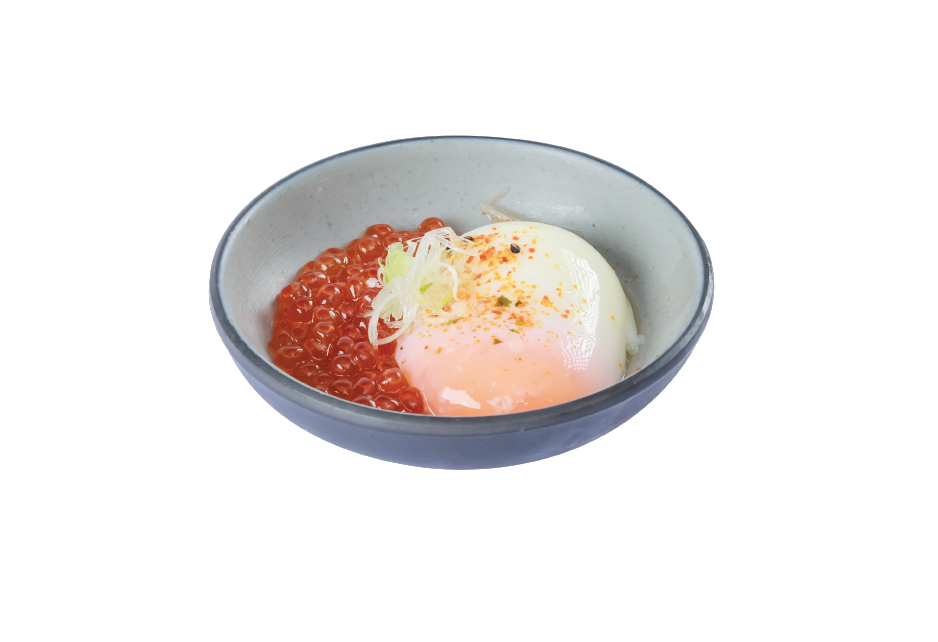 Poach Egg With Salmon Roe