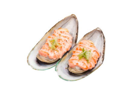 GRILLED MUSSELS MENTAIYAKI