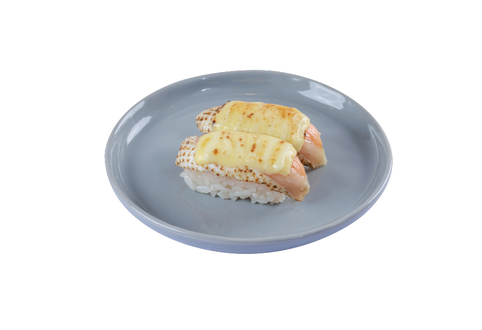Grilled Salmon Belly w/ Cheese